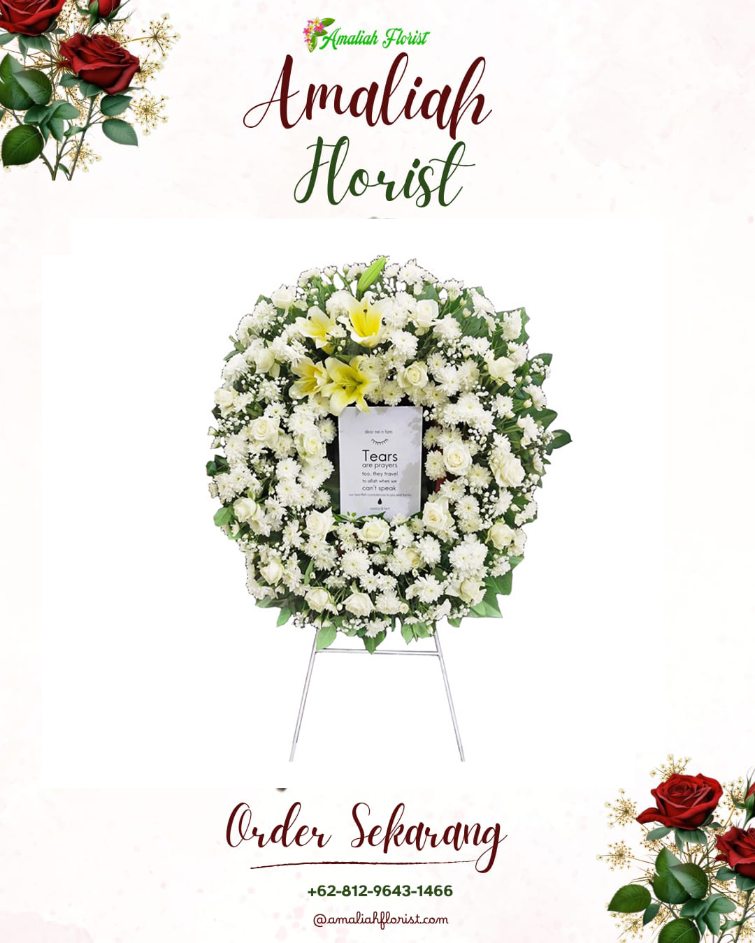 Krans Bunga Duka Siantar Timur