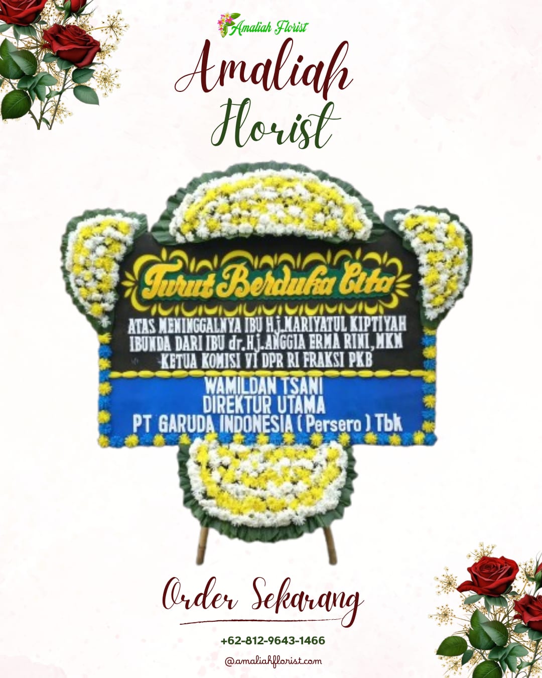 Papan Bunga Duka Siantar Timur